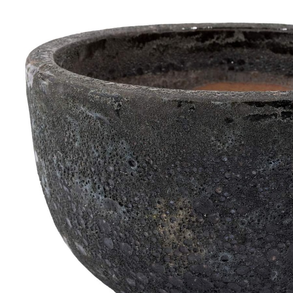 Горшок для цветов S-black Round