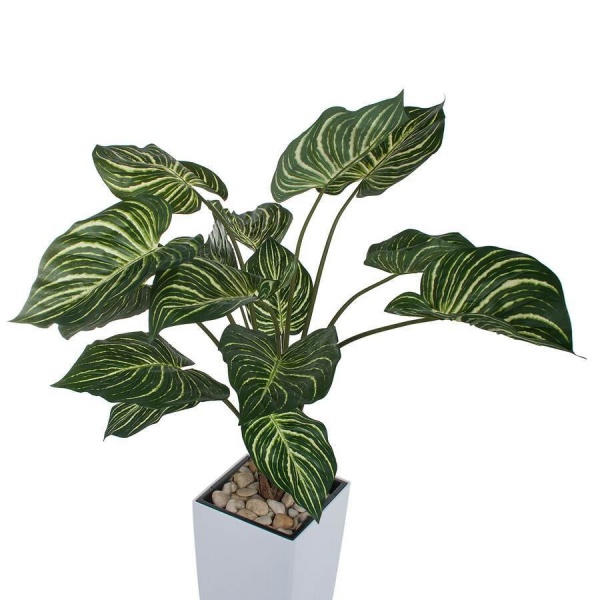 Растение искусственное Калатея в горшке Conic Silk