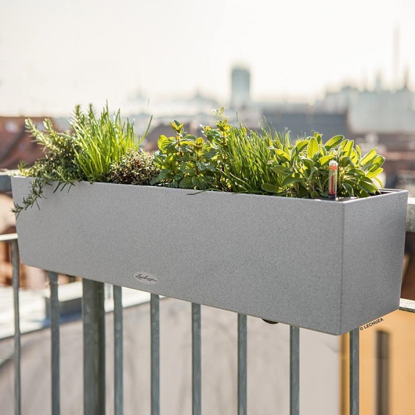 Кашпо Lechuza Balconera Stone 80