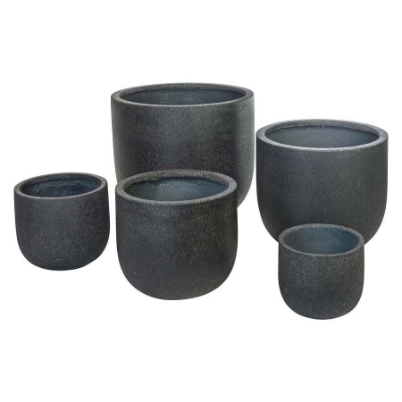 Цветочный горшок Sandy black Jar