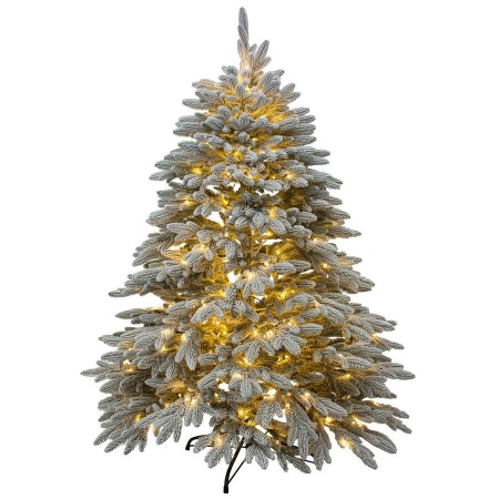 Ель искусственная с лампочками премиум