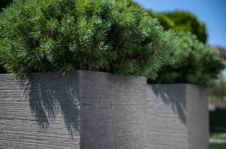 Цветочный горшок Square Ashgrey Washed cube