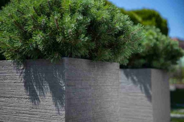 Цветочный горшок Square Ashgrey Washed cube