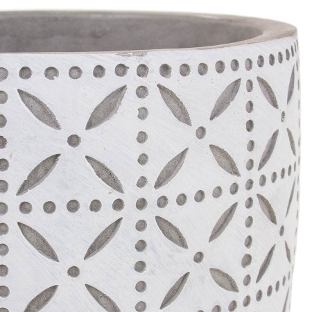 Керамическое кашпо Tracery
