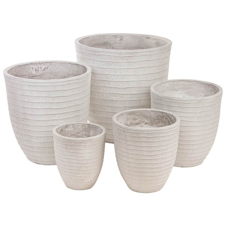 Уличный большой горшок Waves Round