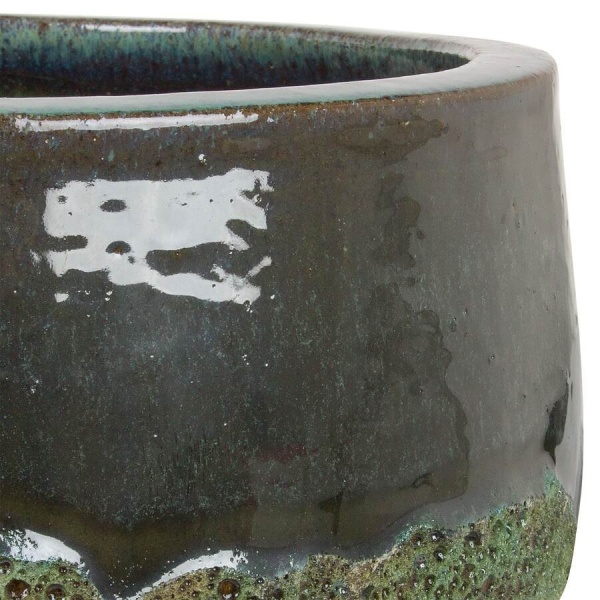 Чаша керамическая Bowl green reactive