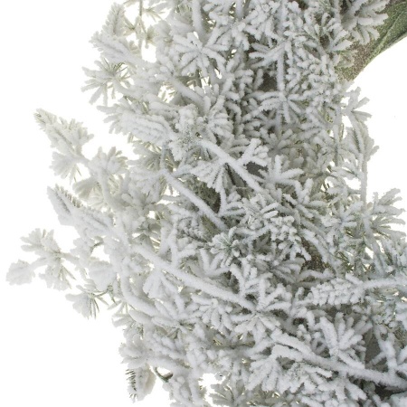 Венок еловый искусственный Заснеженный