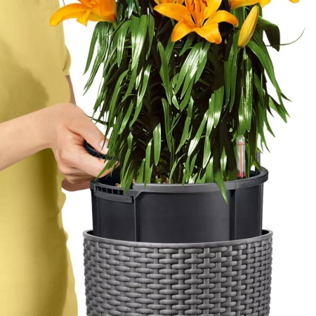 Кашпо Lechuza Cilindro Cottage