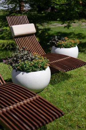 Горшок для цветов Pote-white Ball