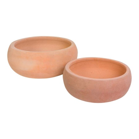 Большой глиняный горшок Terra Round bowl