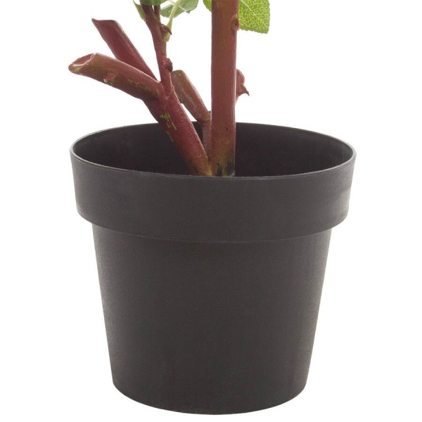 Роза искусственная в кашпо