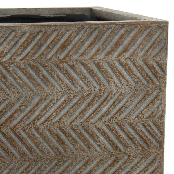 Высокий горшок Fossil wood Column