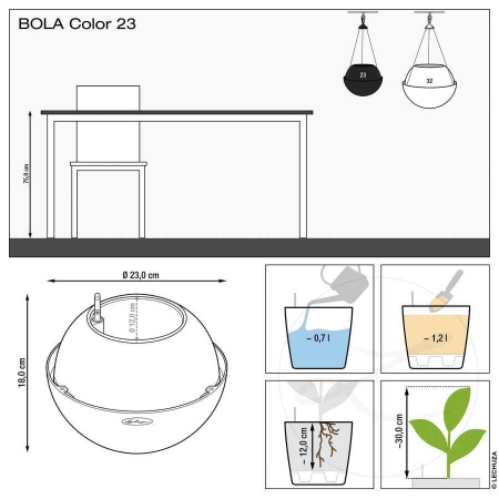 Кашпо Lechuza Bola