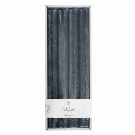 Набор столовых свечей синие