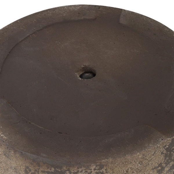 Большой цветочный горшок Plain Round Patina