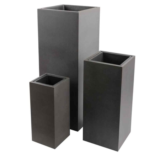 Цветочный горшок Square Natural Smooth rect