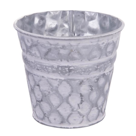 Кашпо цинковое