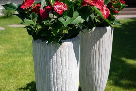 Высокий горшок вазон Lava 