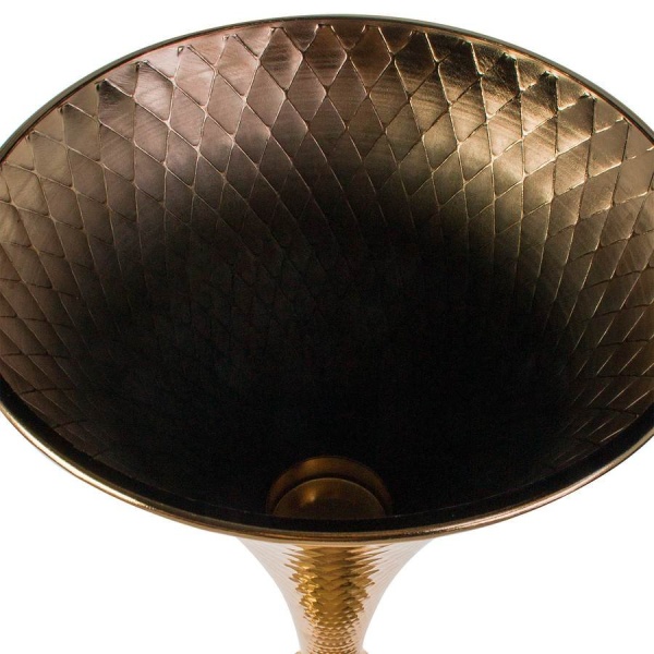 Металлическая ваза Идеал