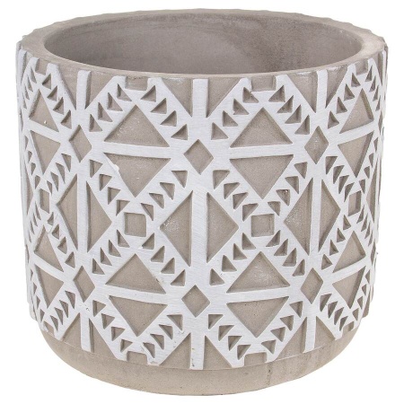 Керамическое кашпо Tracery