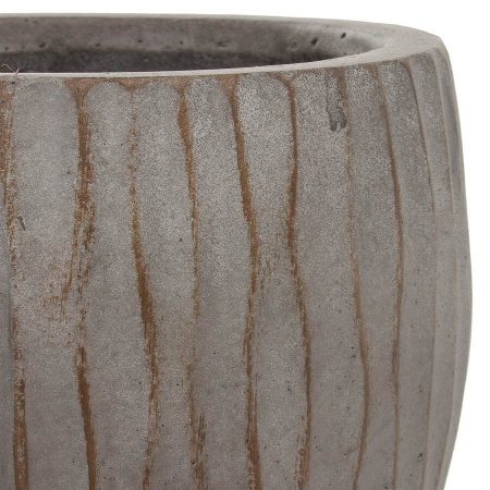 Большой уличный горшок Waves Round