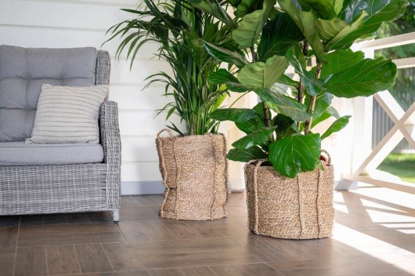 Кашпо плетеное Tower фото