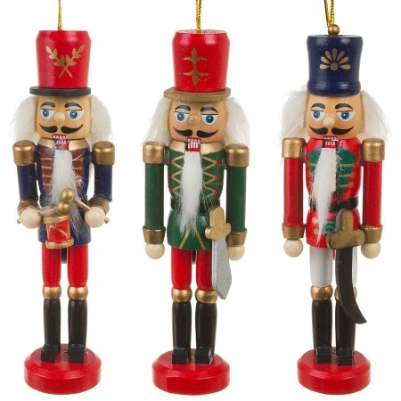 Набор елочных игрушек Щелкунчик