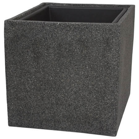 Прямоугольный большой горшок Rock Cube