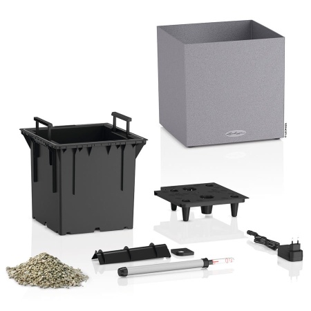 Кашпо Lechuza Canto Stone LED low