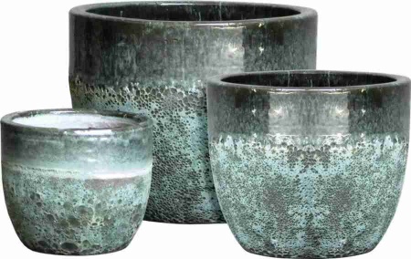 Большой уличный горшок Jade Jar из керамики