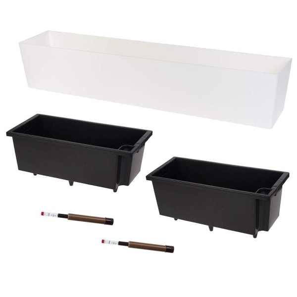 Пластиковое кашпо для балкона VITA Matt