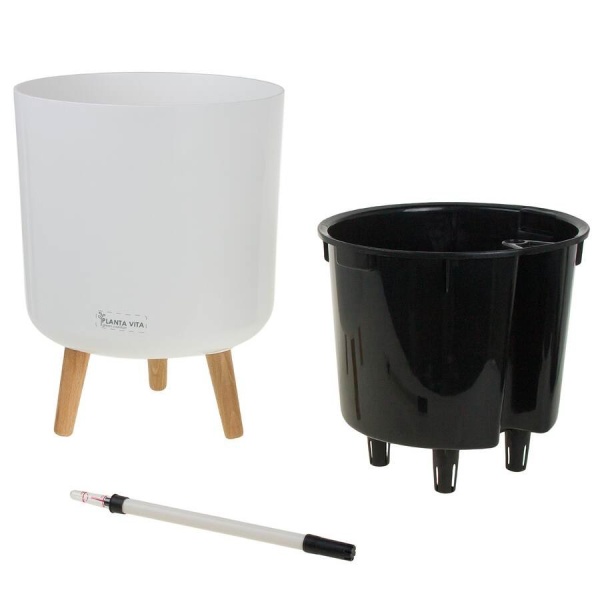 Пластиковое кашпо с автополивом Cylinder Matt WL