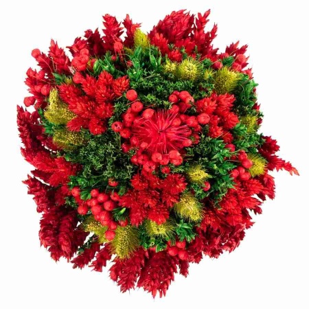 Стабилизированный букет Пшеница красный