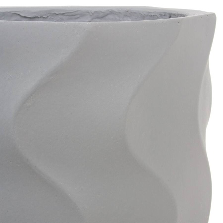 Бетонный большой горшок вазон Scales Cylinder