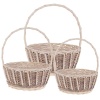 Набор плетеных корзин Эмма