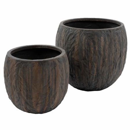 Цветочный горшок Tropical leaf