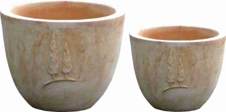 Уличный горшок из глины Terra Hill