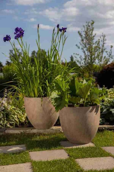 Цветочный горшок Round Terra Washed bowl