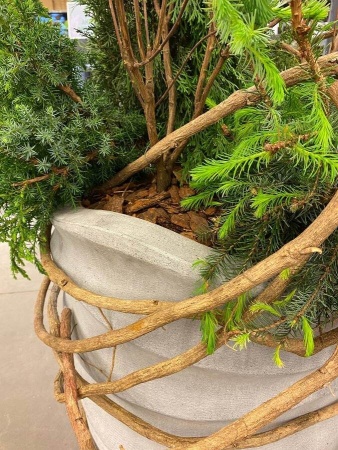 Цветочный горшок Pm-grey Wave Round