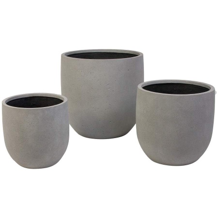 Цветочный горшок Pmc-gray Round