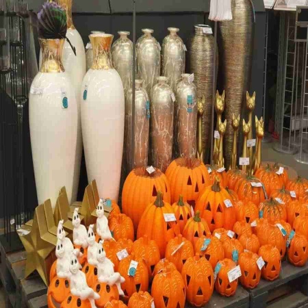 Подсвечник Тыква с привидением