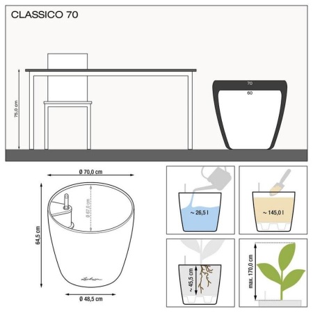 Кашпо Lechuza Classico Color