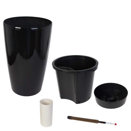 Пластиковое кашпо с автополивом Vase Silk
