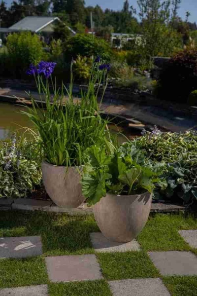 Цветочный горшок Round Terra Washed bowl