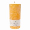 Свеча парафиновая цилиндр желтая