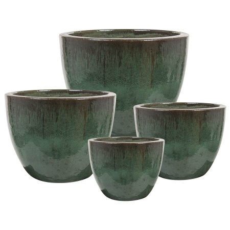 Горшок из керамики Egg wide