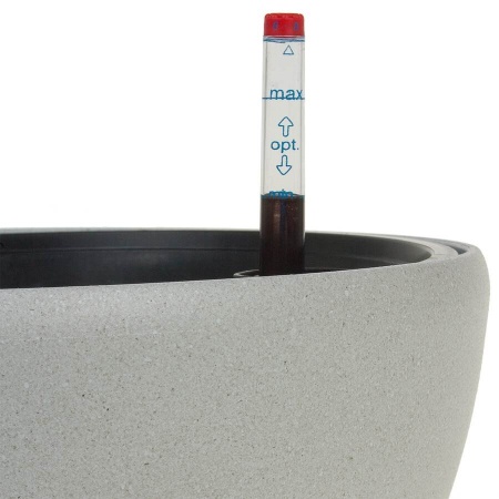 Пластиковое кашпо с автополивом Round Stone WL