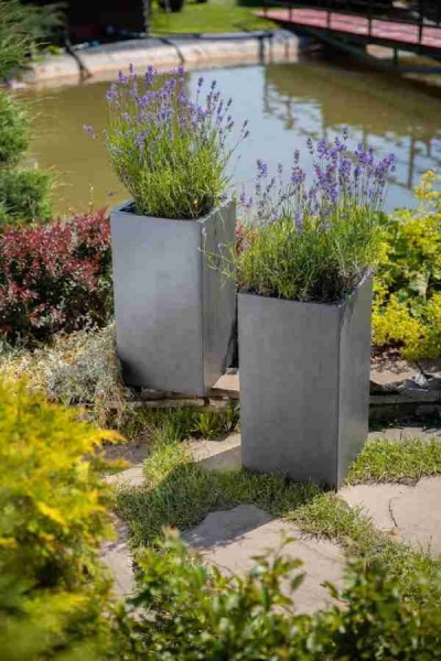 Цветочный горшок Square Natural Smooth rect