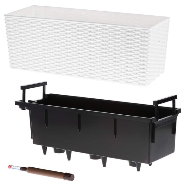 Пластиковое кашпо с автополивом Balcony Twist