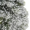 Венок еловый искусственный Заснеженный